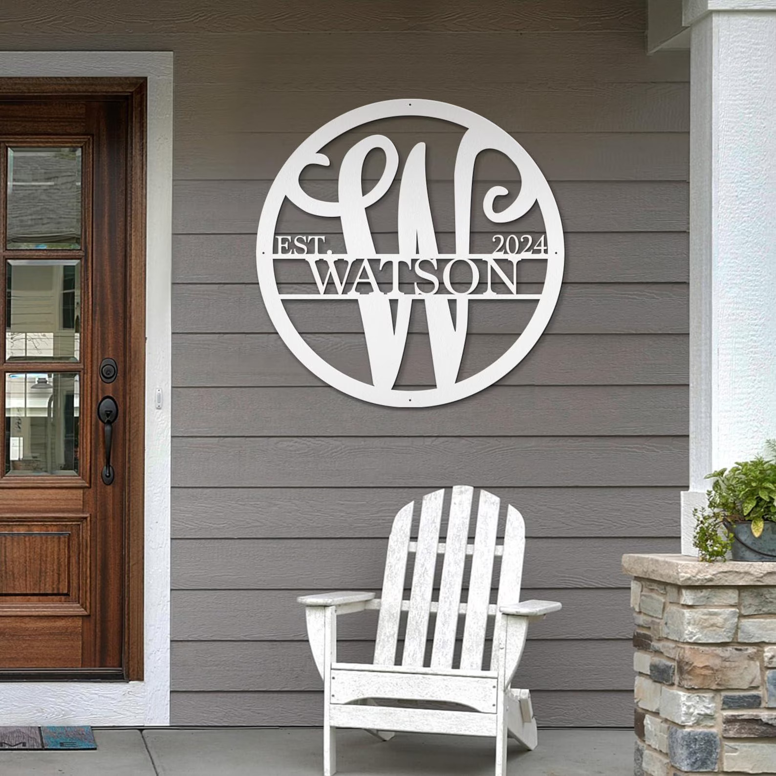 Personalized Metal Name Signs